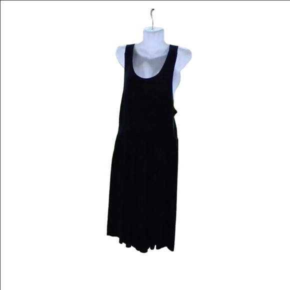 💙🌹Black cotton dress with buttons - Picture 4 of 16